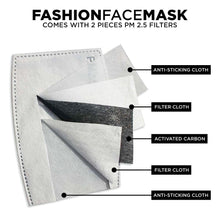 Load image into Gallery viewer, Face Mask - Autumn Snow Design