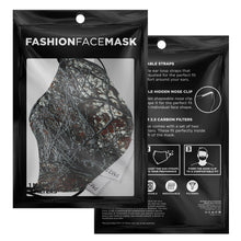 Load image into Gallery viewer, Face Mask - Autumn Snow Design