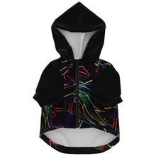 Load image into Gallery viewer, Dog Zip Up Hoodie - Abstract Daisies Design
