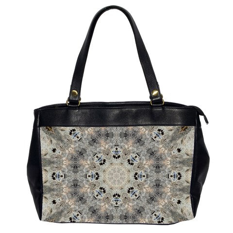 Oversize Office Handbag (2 Sides) - Sunbathing Kaleidoscope