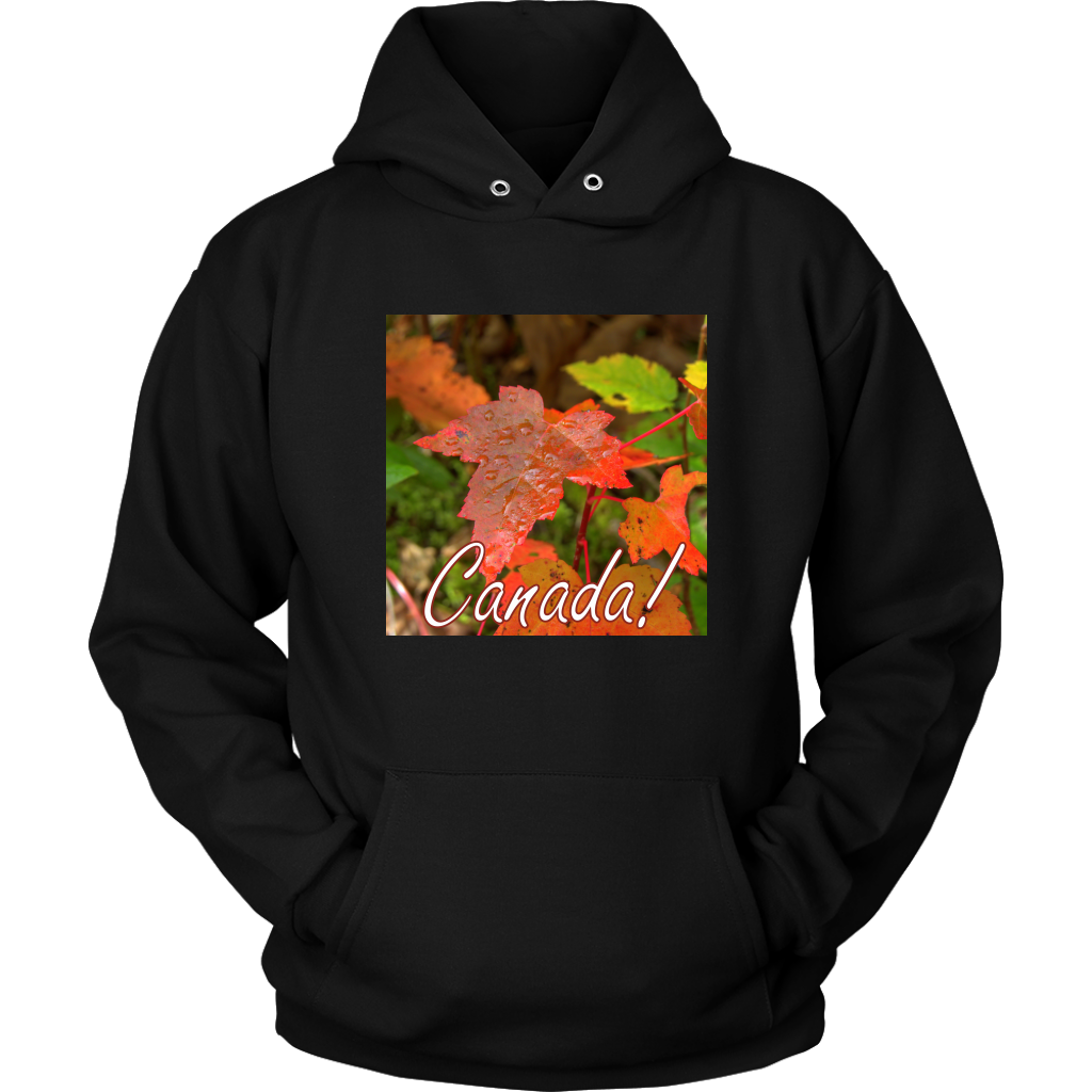 Unisex Hoodie - Autumn Dew Drops Canada Design