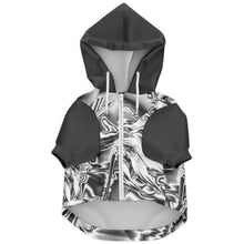 Load image into Gallery viewer, Dog Zip Up Hoodie - Chrome Daisies Design