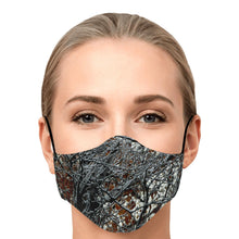 Load image into Gallery viewer, Face Mask - Autumn Snow Design