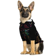 Load image into Gallery viewer, Dog Zip Up Hoodie - Abstract Daisies Design
