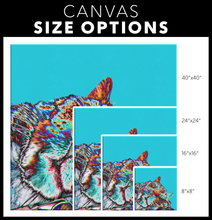 Load image into Gallery viewer, Canvas Wrap - Diggin&#39; Diego Turquoise